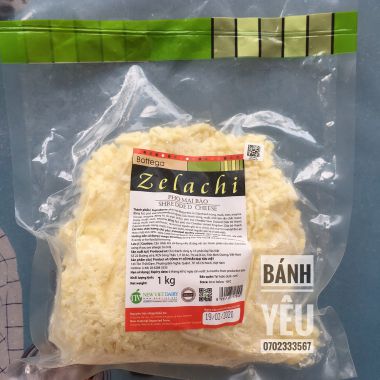 Phô mai Mozzarella bào sợi Zelachi 1kg (Giao TP HCM) |DL13