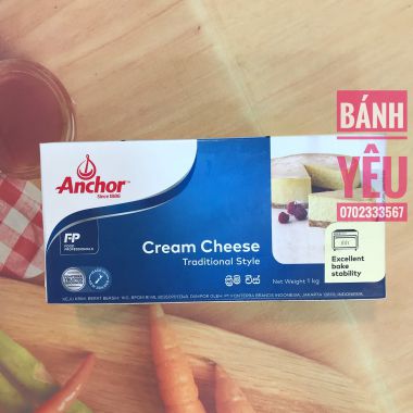 Cream cheese Anchor 1kg/Kem Phô Mai Anchor 1kg |DL22