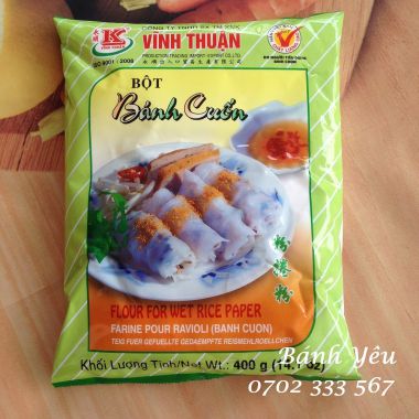 Bột bánh cuốn Vĩnh Thuận 400g| NL35