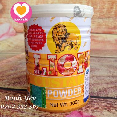 Bột sư tử Custard Lion Powder 300g | PL76