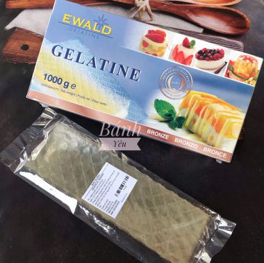 Gelatin lá xuất xứ Đức, Gelatine lá hiệu Ewald | PL65