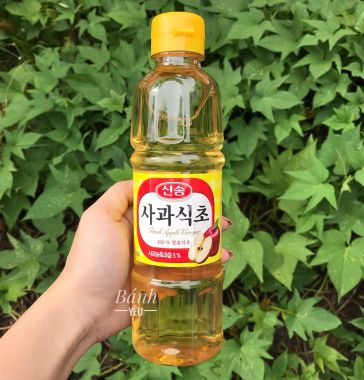 Giấm Táo Hàn Quốc SinSong Vinegar 500ml Giấm Táo Lên Men Tự Nhiên - PL159